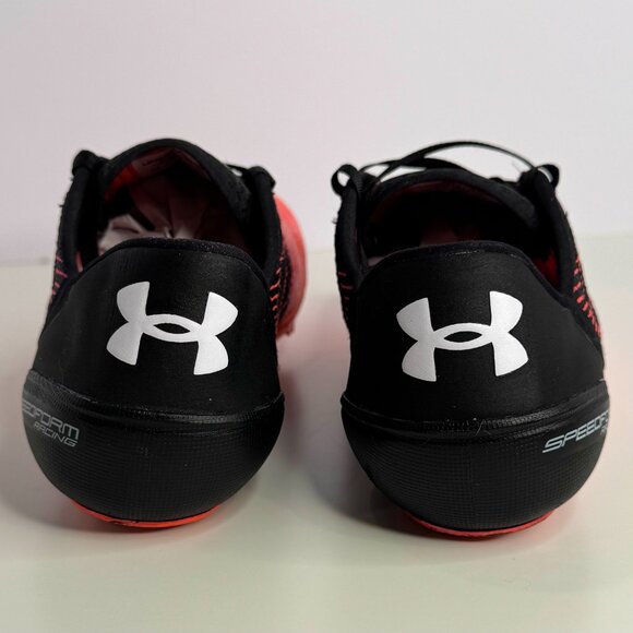 Under Armour‎ Speedform Sprint 2 Track Field Spikes Red Black Mens 7.5 - Picture 4 of 8